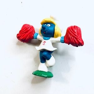 Cheerleading Smurfette Toy Master Stamp